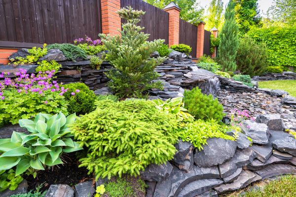 Stone Garden Installation in Wilmington