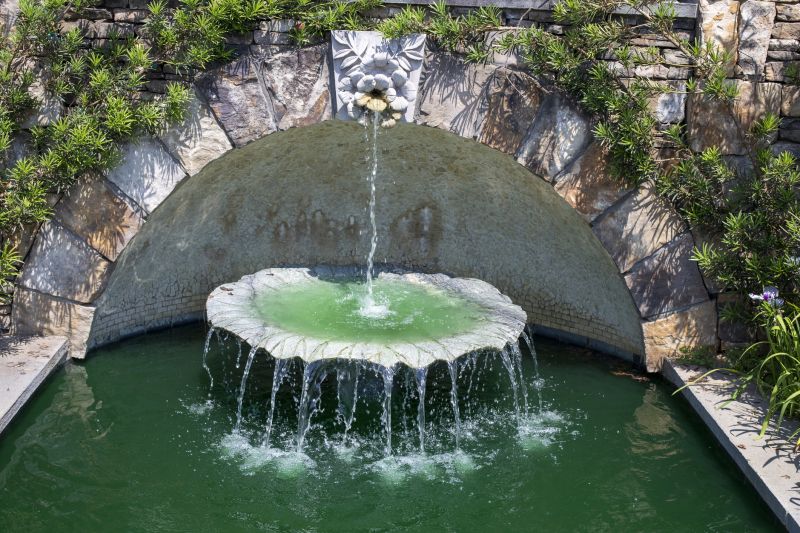 Garden Fountain Installation